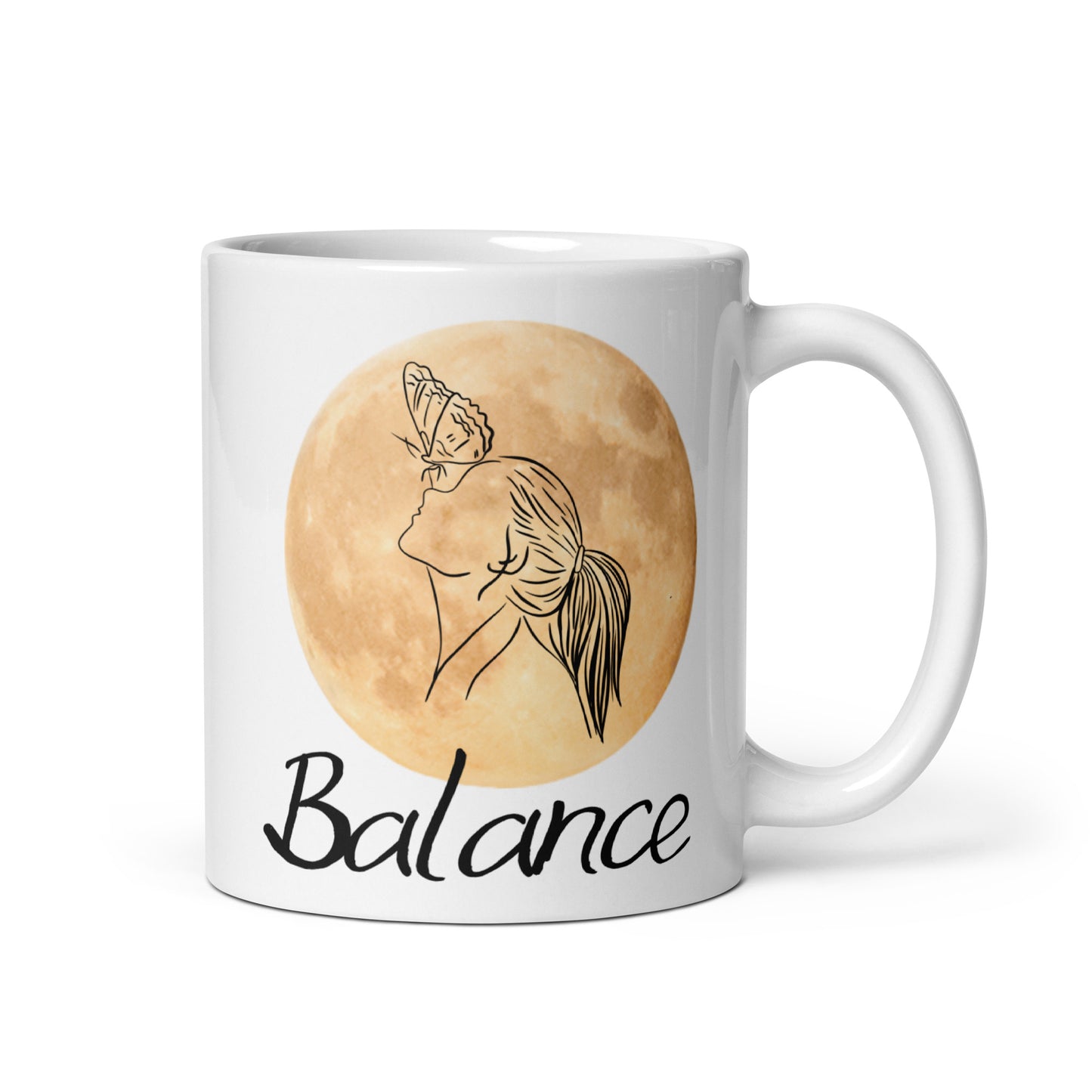 Balance | Done Naturally - 11 oz White Glossy Mug