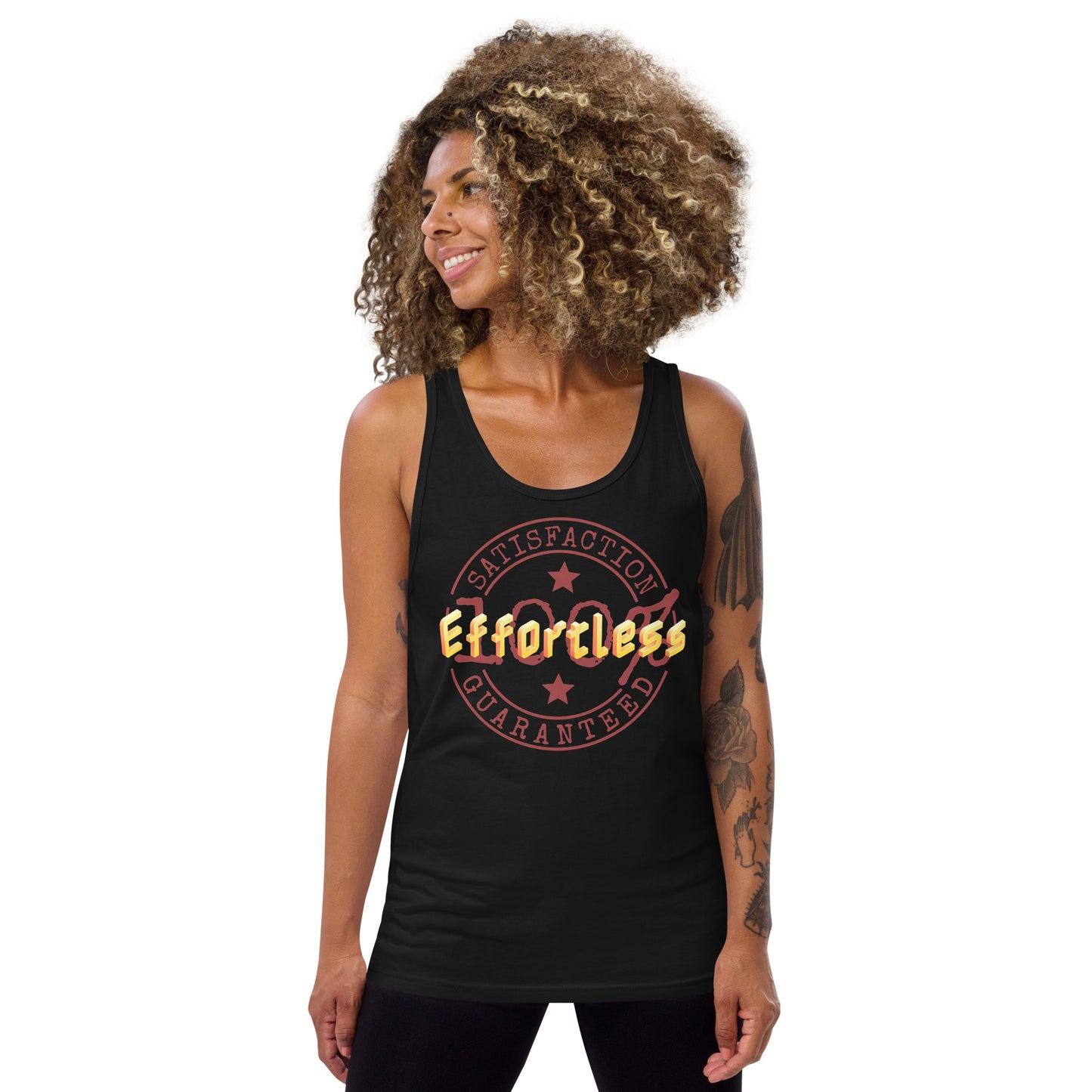 Effortless / 100% Satisfaction Guaranteed - Unisex Tank Top