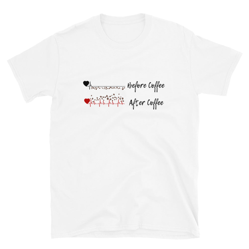 Before Coffee & After Coffee - Unisex T-shirt