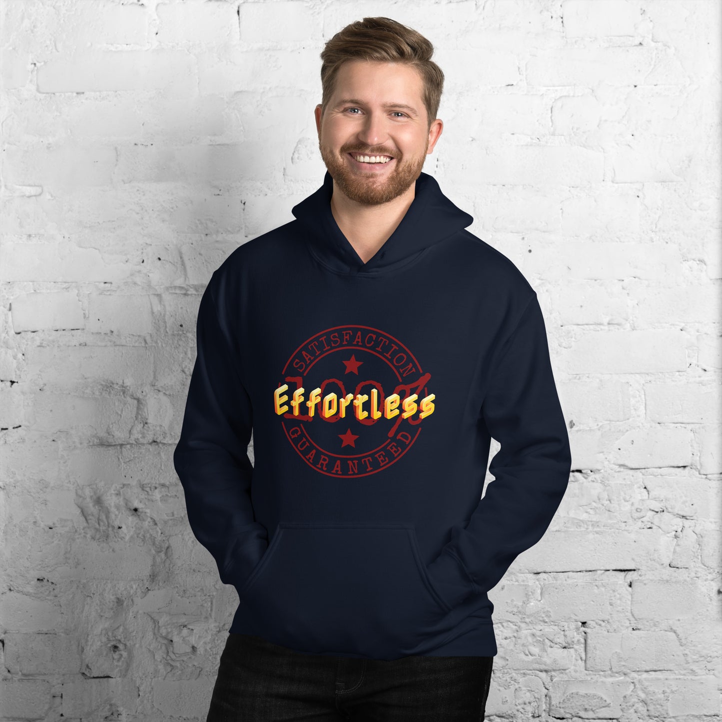 Effortless / 100% Satisfaction Guaranteed - Unisex Hoodie