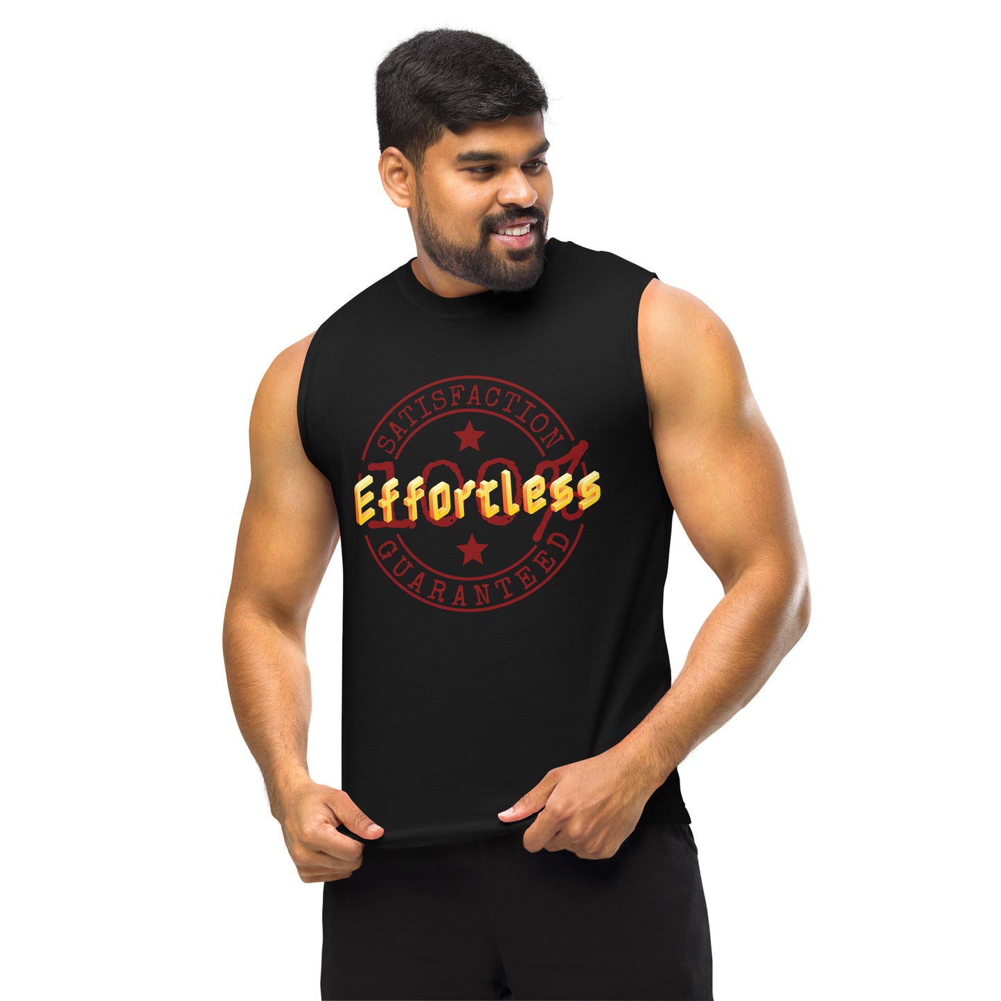 Effortless / 100% Satisfaction Guaranteed - Men's Muscle Shirt