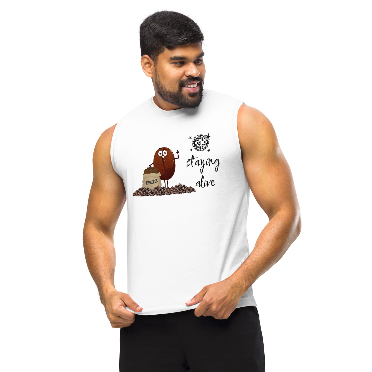 Staying Alive - Men's Muscle Shirt