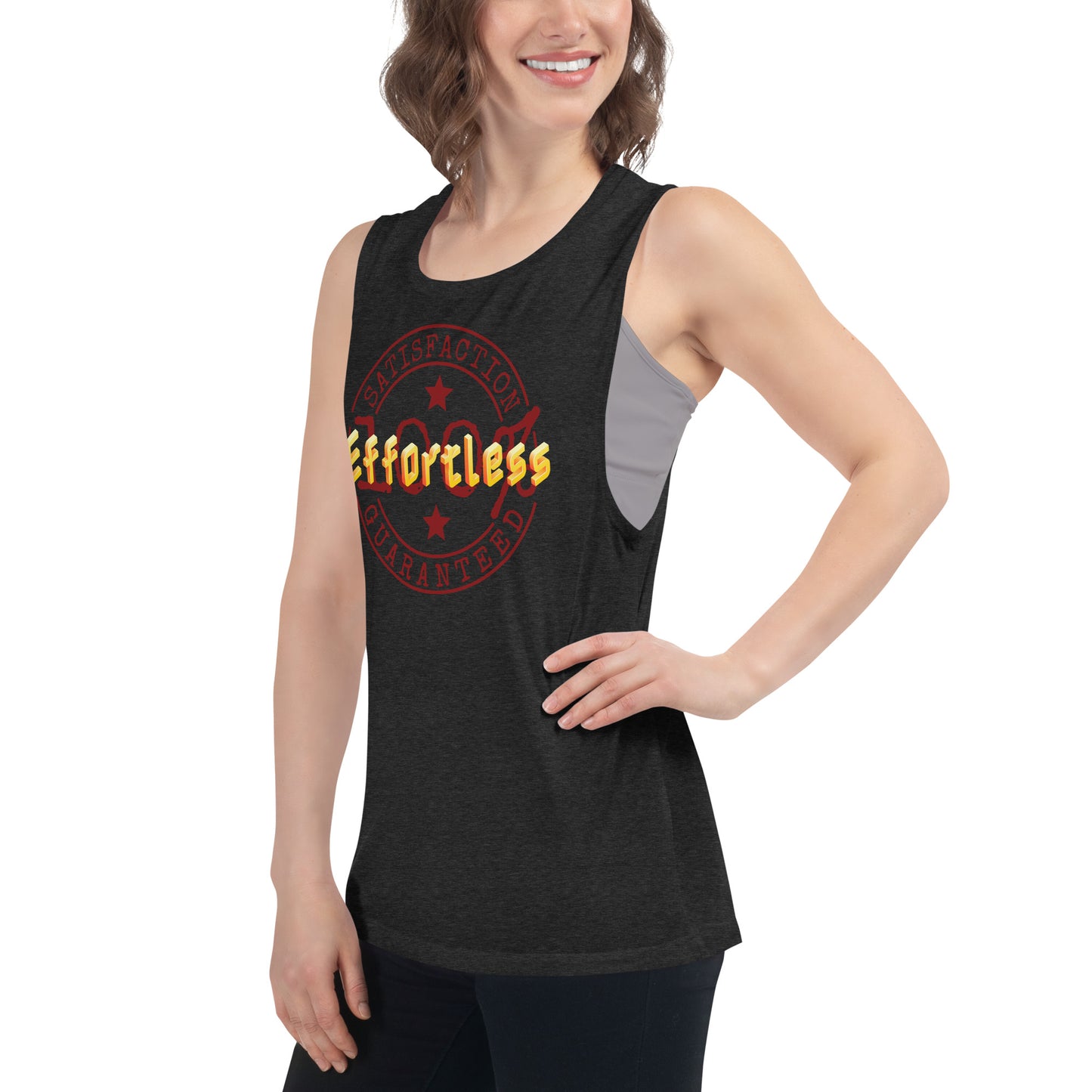 Effortless / 100% Satisfaction Guaranteed - Woman's Muscle Tank